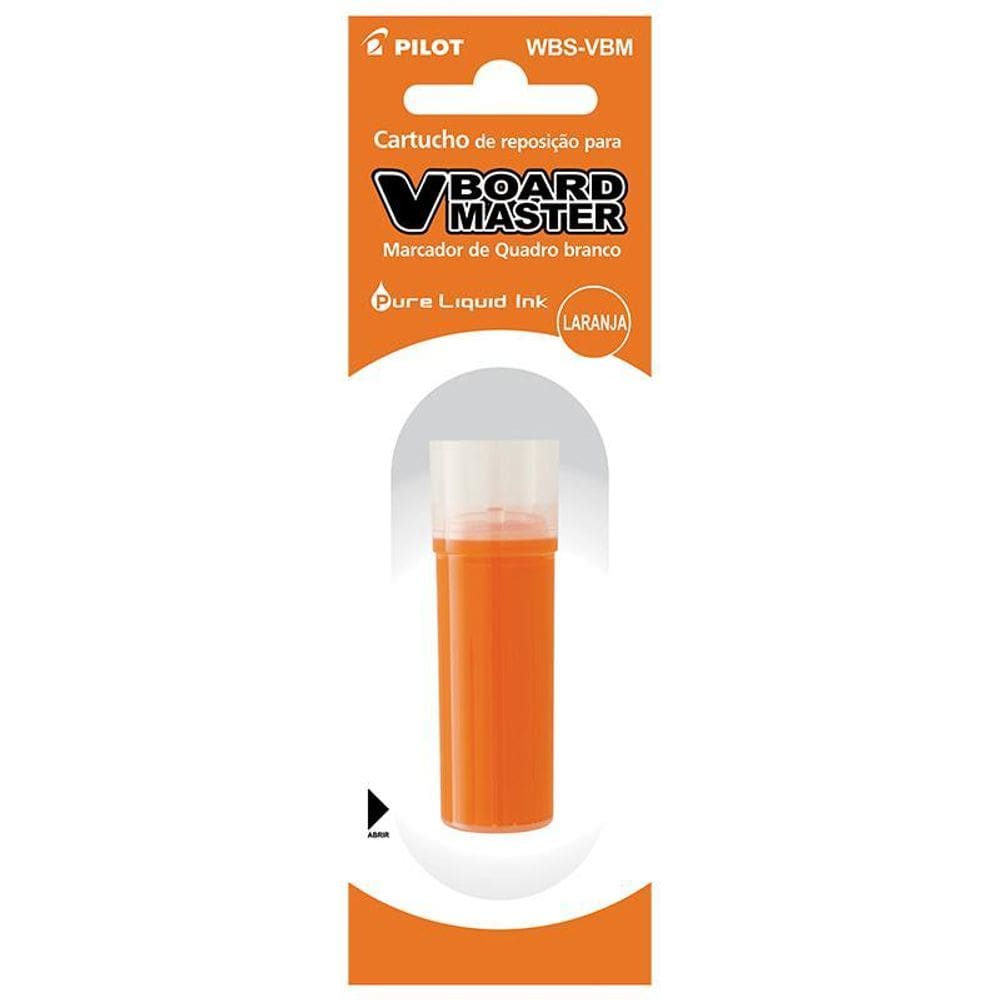 Refil de pincel p/quadro branco Laranja Board Master - Pilot