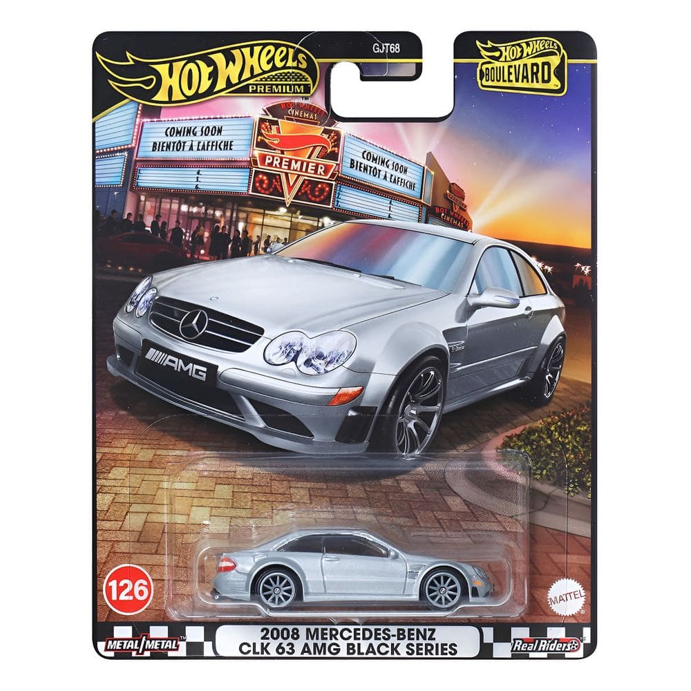 Carrinho - 2008 Mercedes Benz CLK63 - HW Boulevard MATTEL
