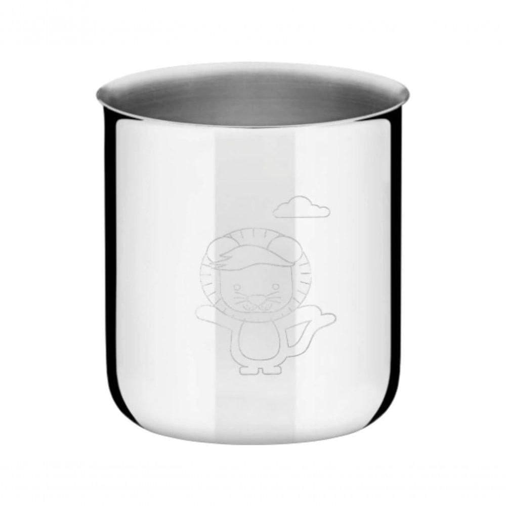 Copo Infantil Tramontina Baby Friends 340ml Em Aço Inox