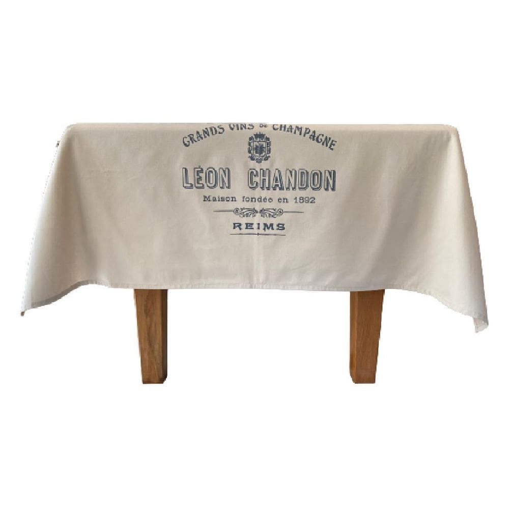 Toalha De Mesa Retangular 6 Lugares 220X160Cm Champagne