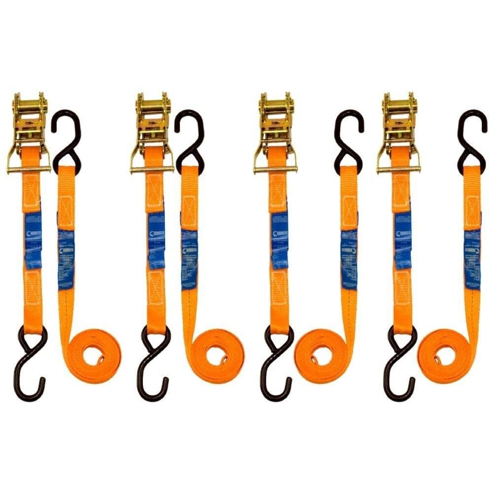 kit 4 Cinta com Catraca para Prender Carga 800KG 3 Metros ROBUSTEC