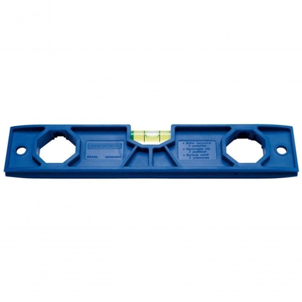 Nível Tramontina De Plástico Com Ampola Removível Para 3 Posições 230mm