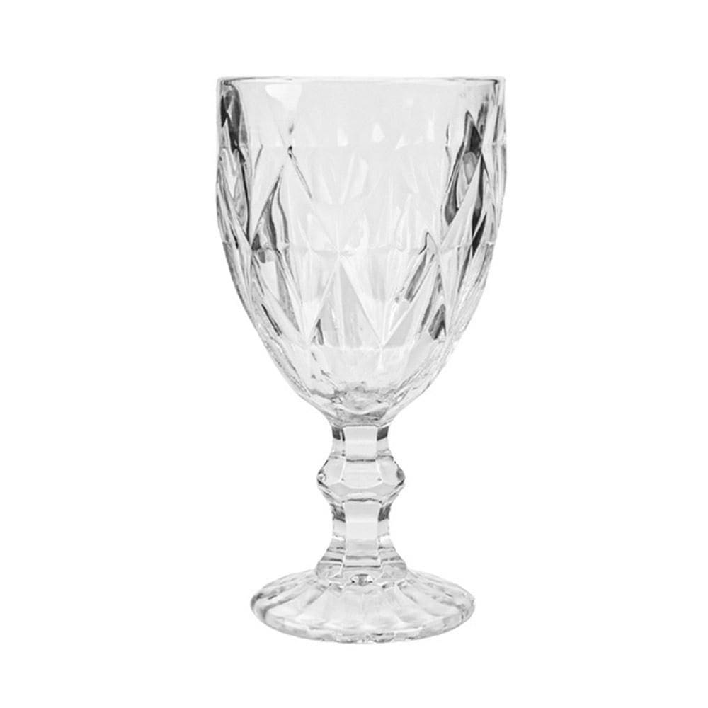 Taça de Água Vidro 340ml Diamond Allmix