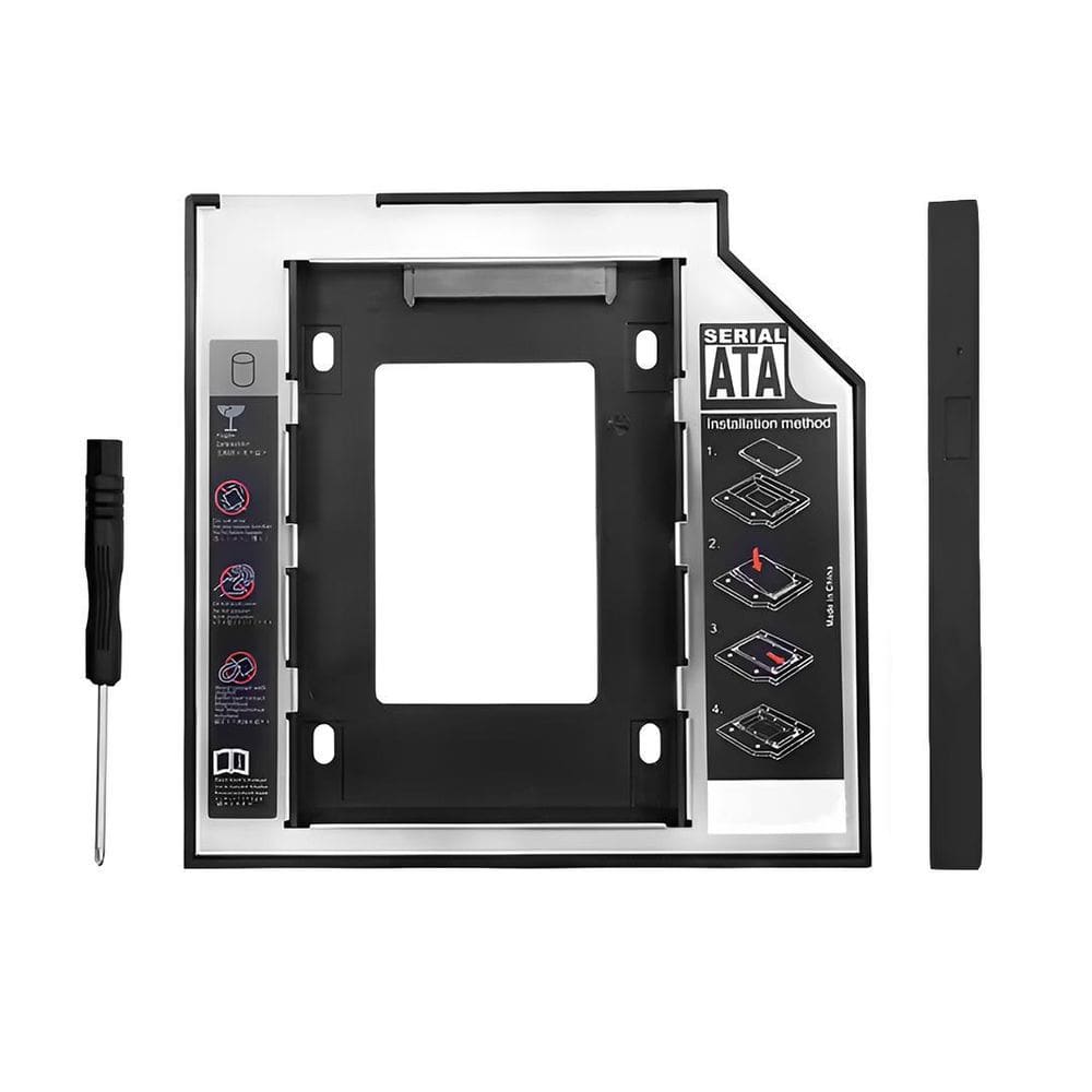 Case Adaptador Caddy 12.7Mm Para Hdd Ou Ssd 2.5 Em Notebook