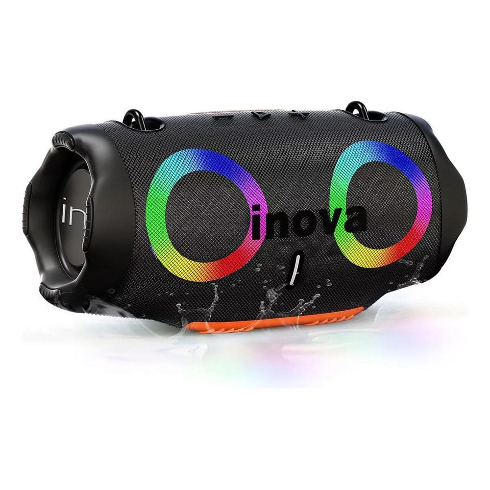 Inova Caixa De Som Tws Party Prova D`Agua Som Estéreo Preto