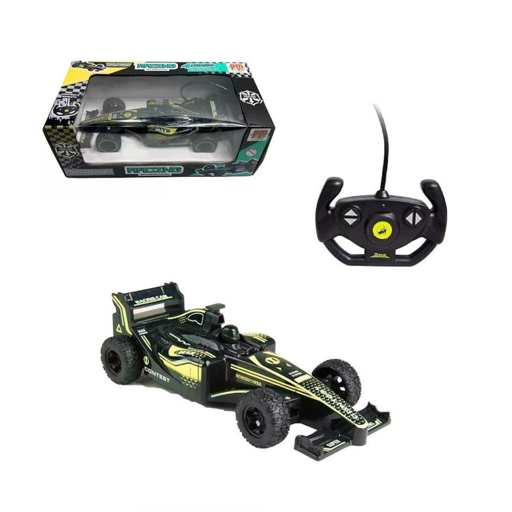 Brinquedo Carro Racing Recarregável Controle Remoto Sem Fio