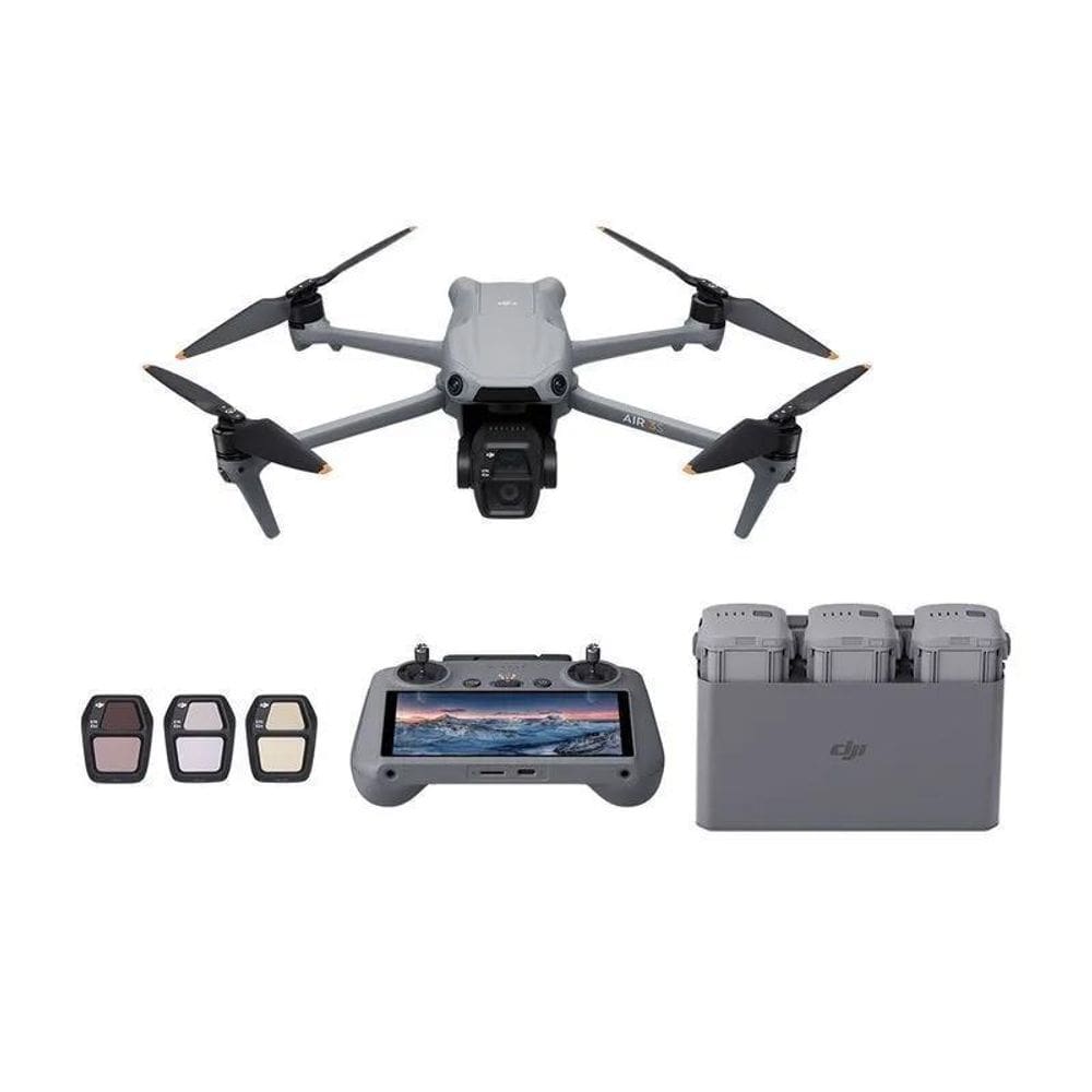 Drone Dji Air 3S Fmc Com Tela Br - Dji056