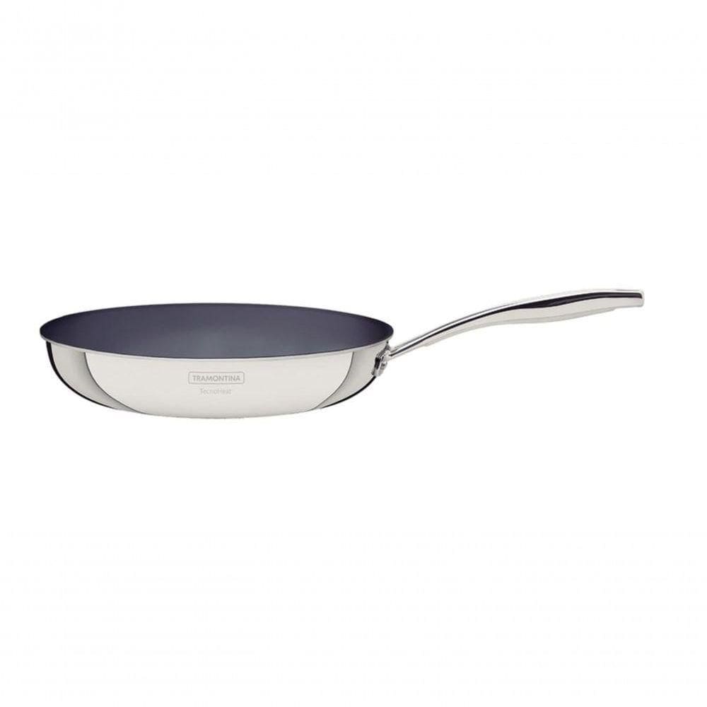 Frigideira Tramontina Grano 26cm Em Inox Com Corpo Triplo E Revestimento Interno Cerâmico