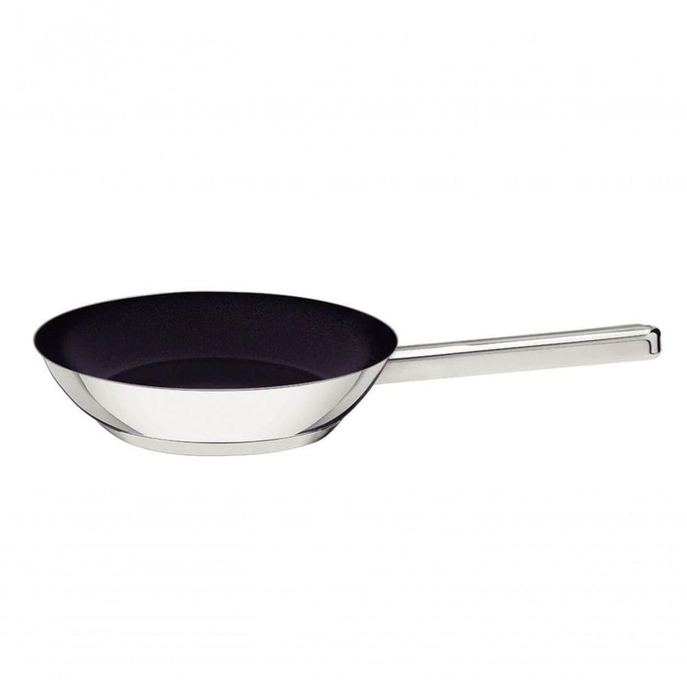 Frigideira Tramontina Ventura 24cm Em Inox Com Revestimento Interno Antiaderente