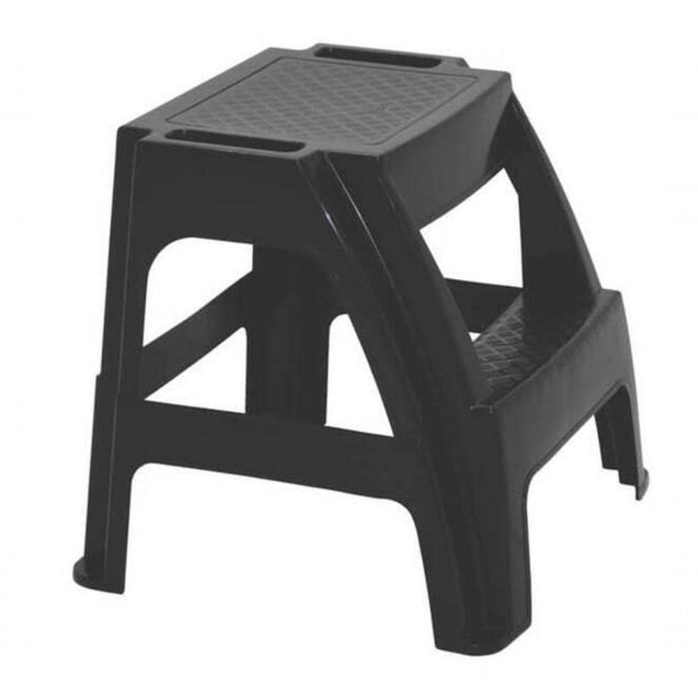 Banqueta Escada Eco Tramontina Paiva Preto