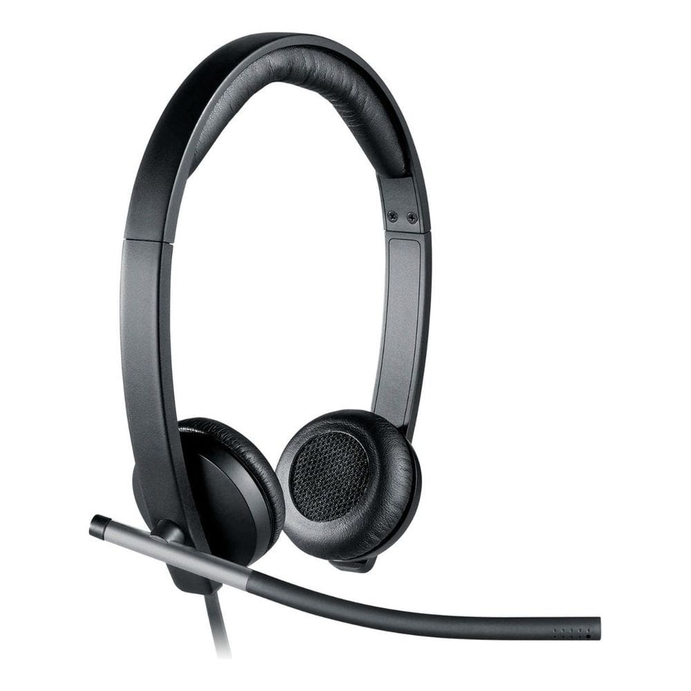 Headset Logitech H650e Usb - Preto (981-000513)