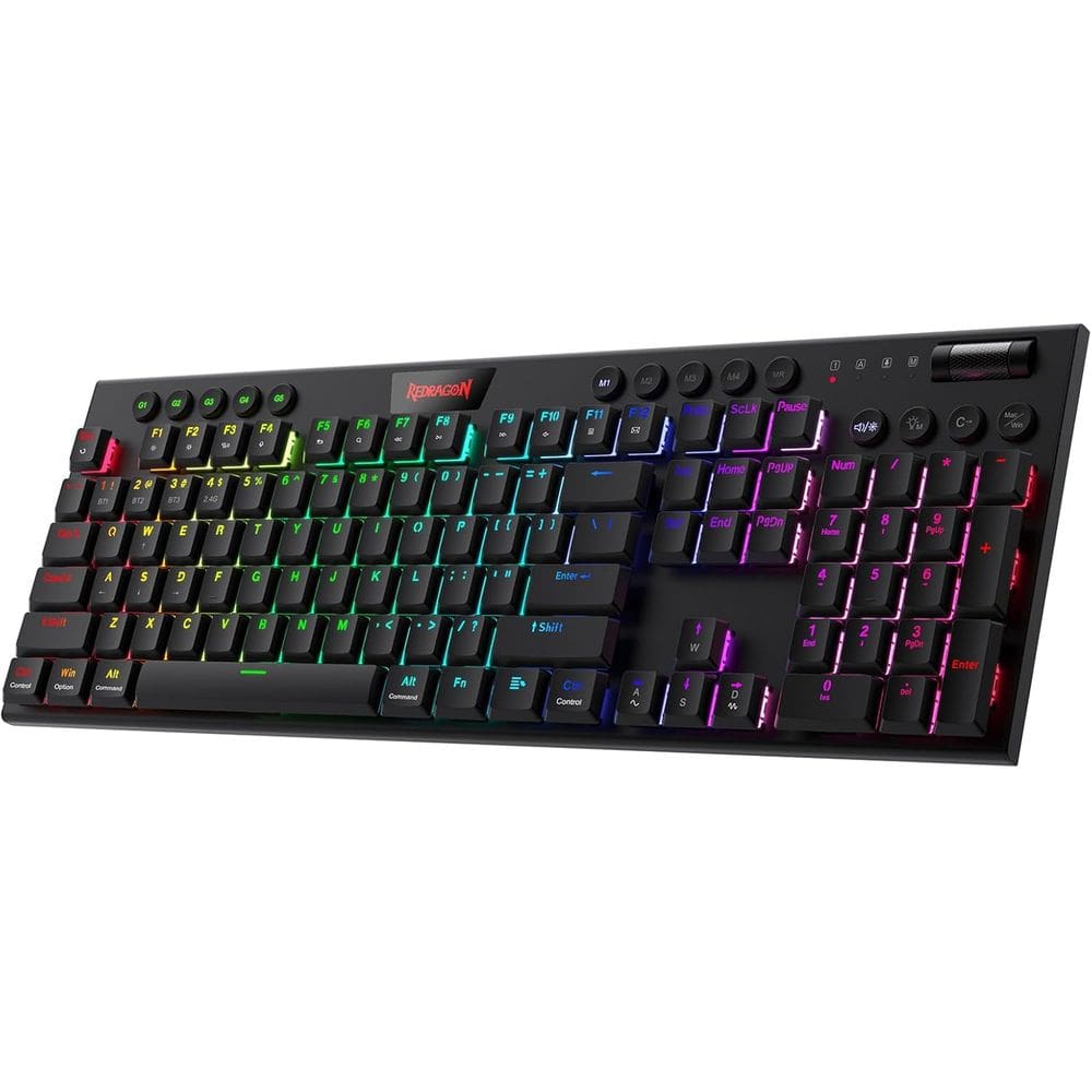 Teclado Gamer Redragon Horus K621-RGB-PRO Switch Red 80%