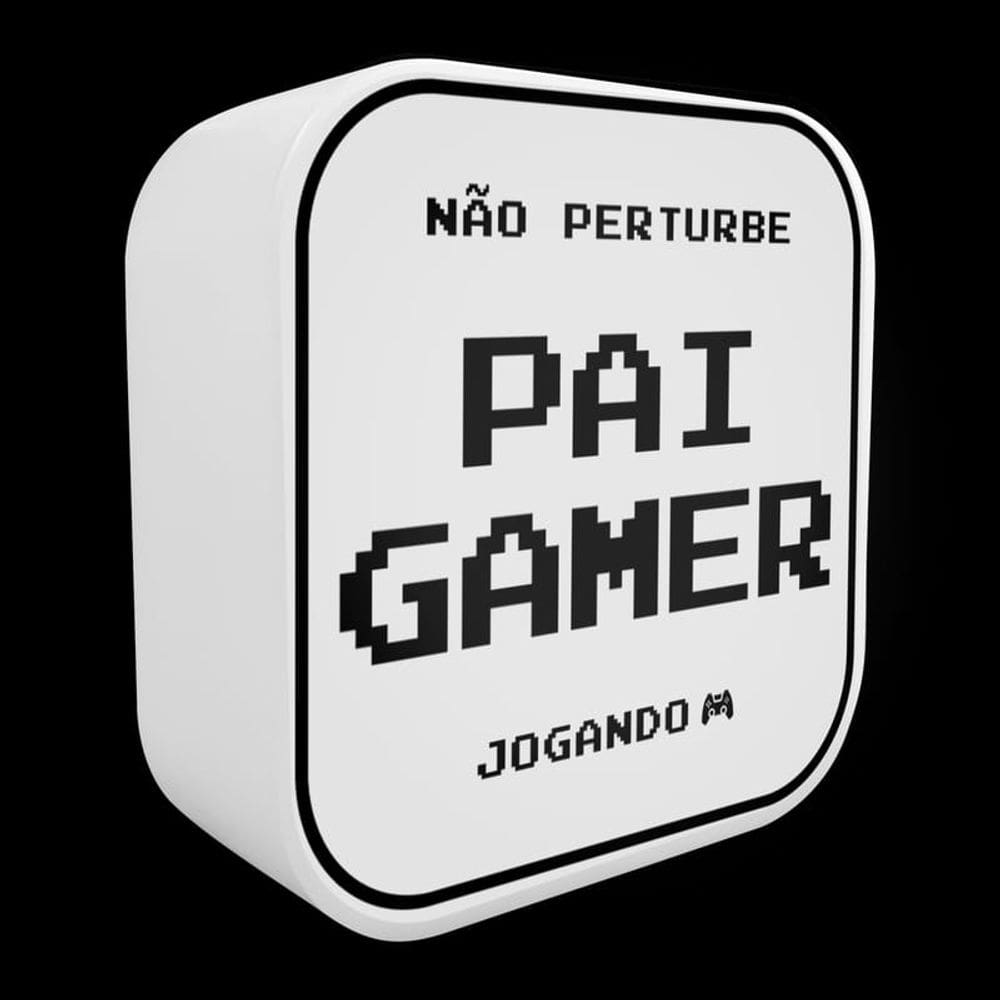 Box Luminária - Pai Gamer