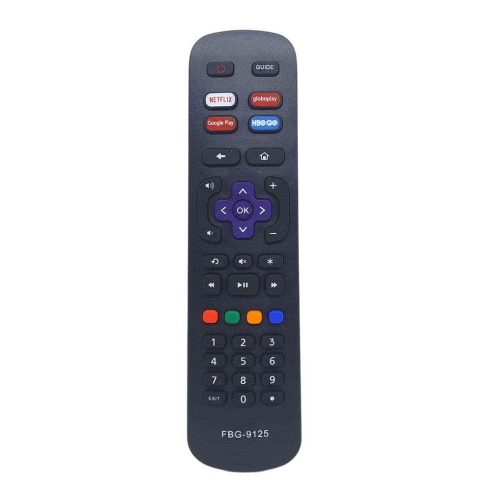Controle Tv Smart Philco Roku C/Netflix Globo Play Hbo 9125