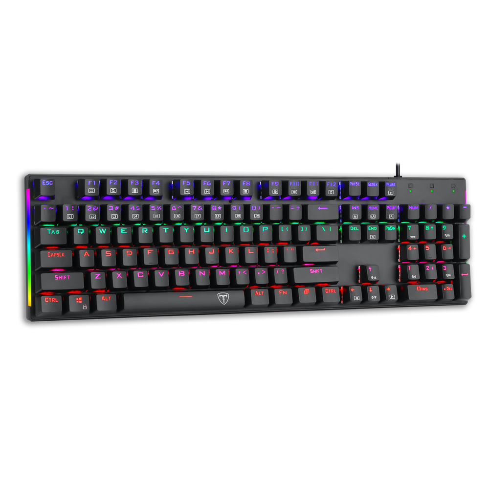 Teclado Mecânico T-dagger Tgk-310-bl Naxos Iluminado Espanho