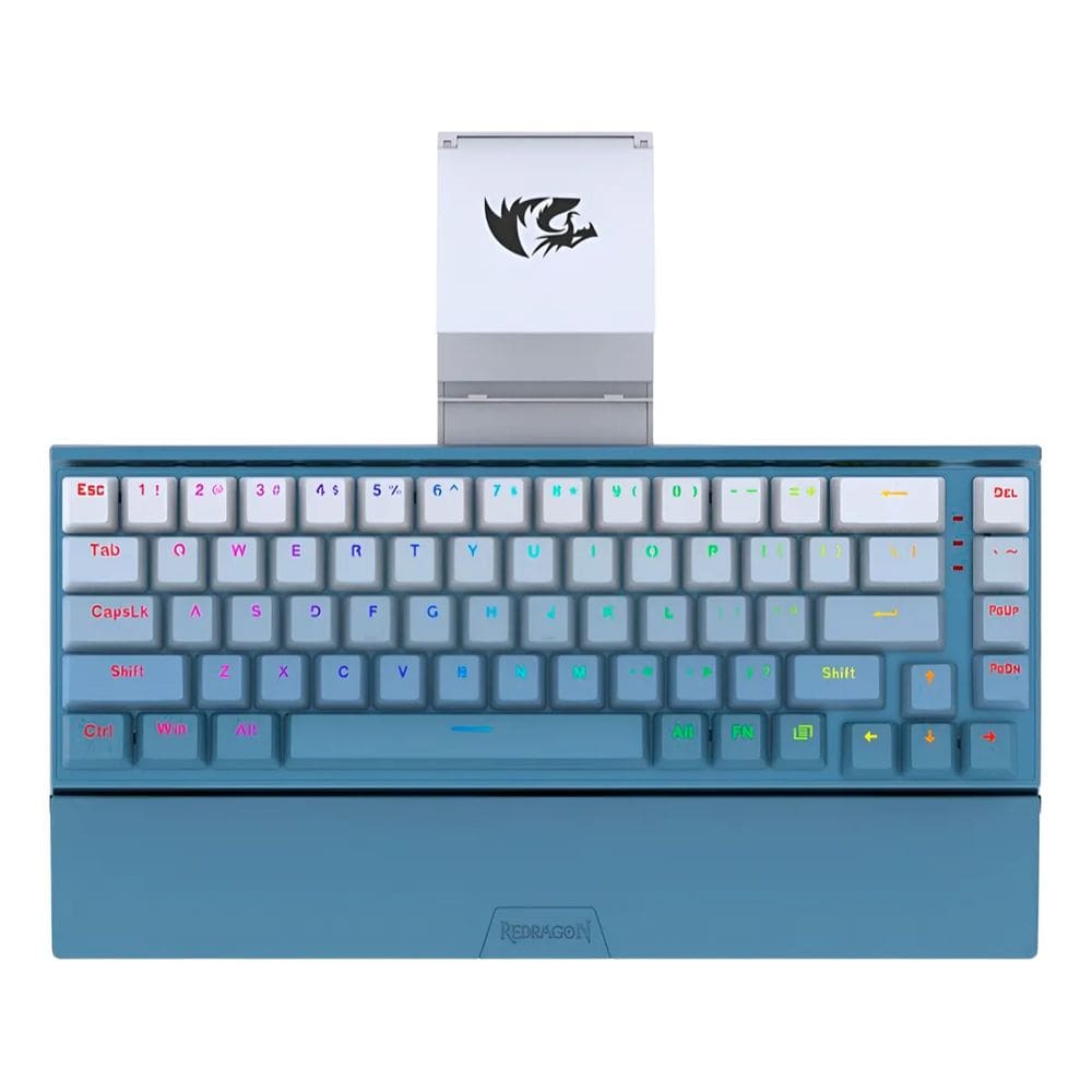 Teclado Redragon K641b Bw Rgb Shaco 60% Hotswap Azul