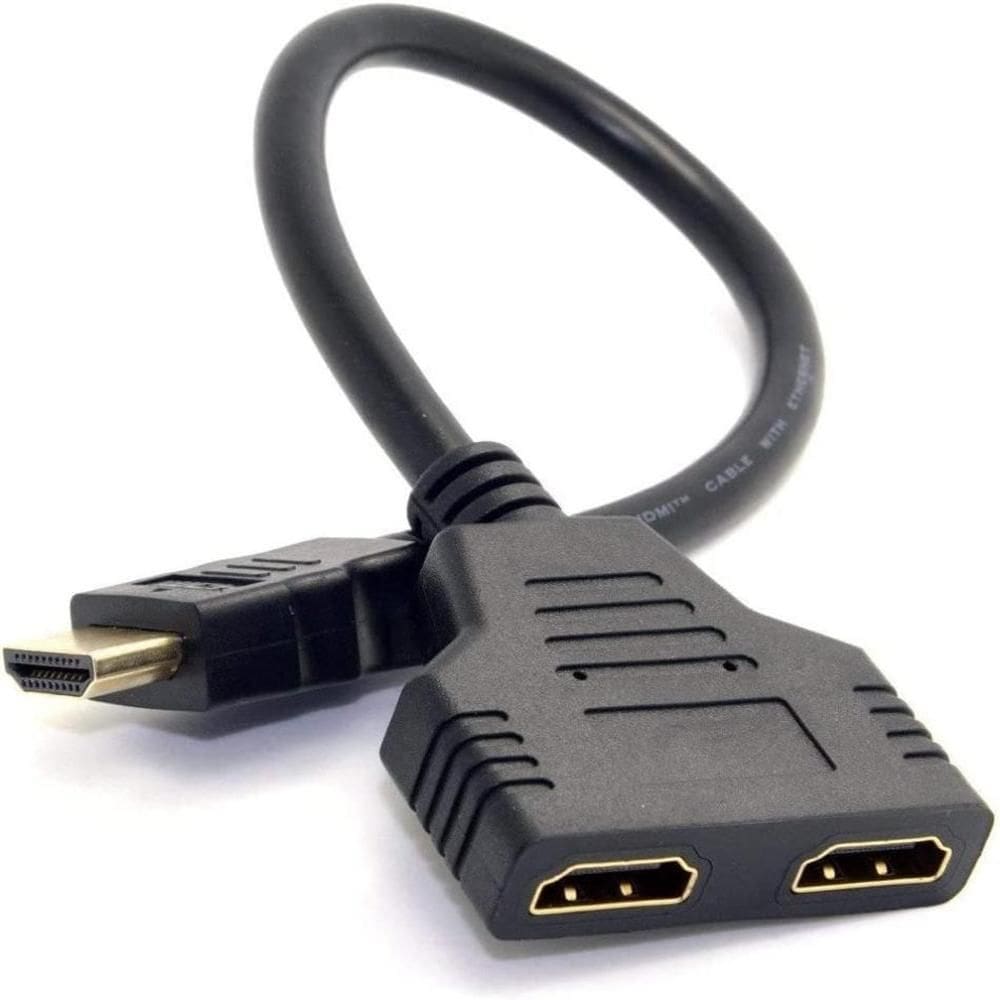 Cabo Duplicador HDMI em Y - 1 Entrada 2 Saidas Splitter 1x2