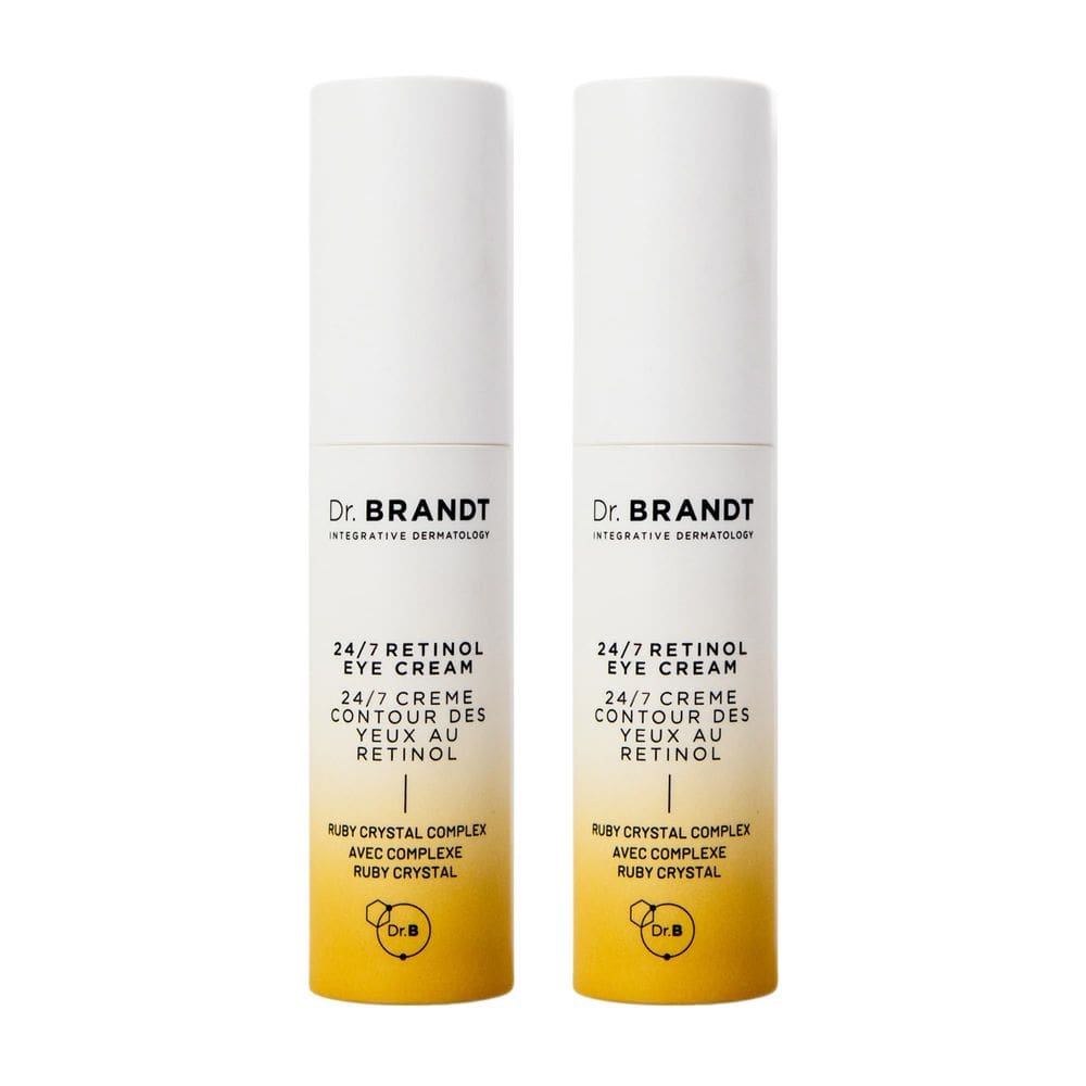 Creme para os olhos Dr. Brandt Bright This Way 24/7 Retinol 15mL x2