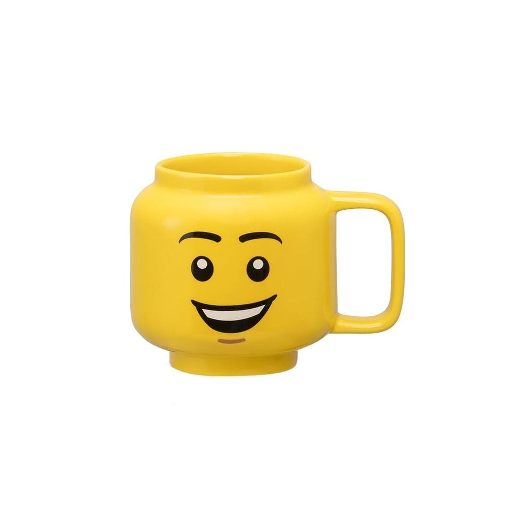 Caneca de cerâmica Room Copenhagen LEGO Happy Boy Face 225ml