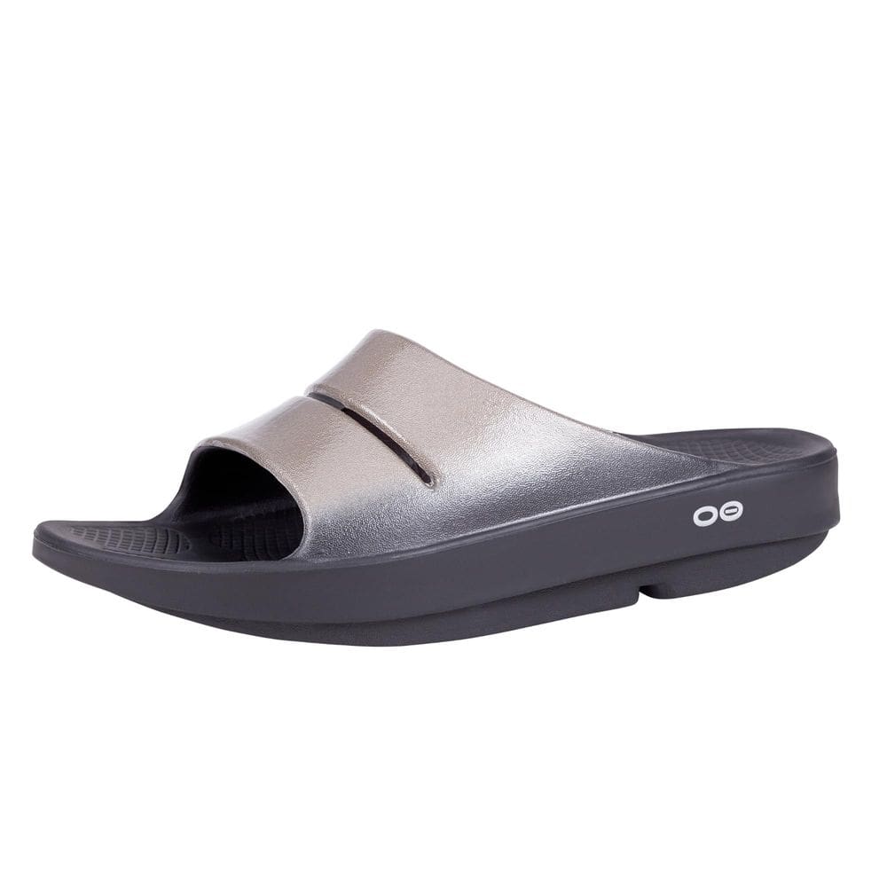 Recovery Slide OOFOS OOAhh Luxe Latte para mulheres tamanho 5