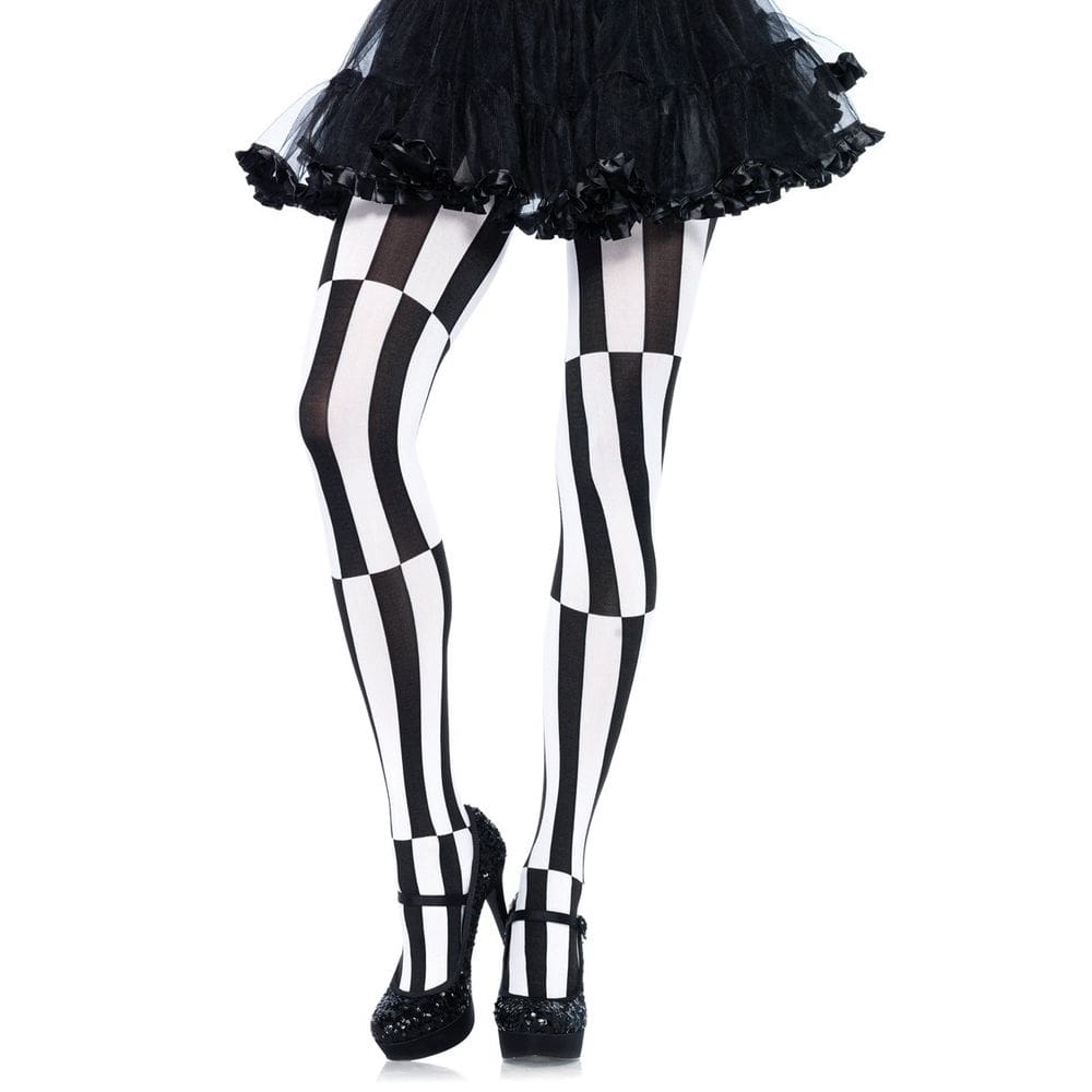 Meia-calça Leg Avenue Harlequin Optical Illusion, tamanho único