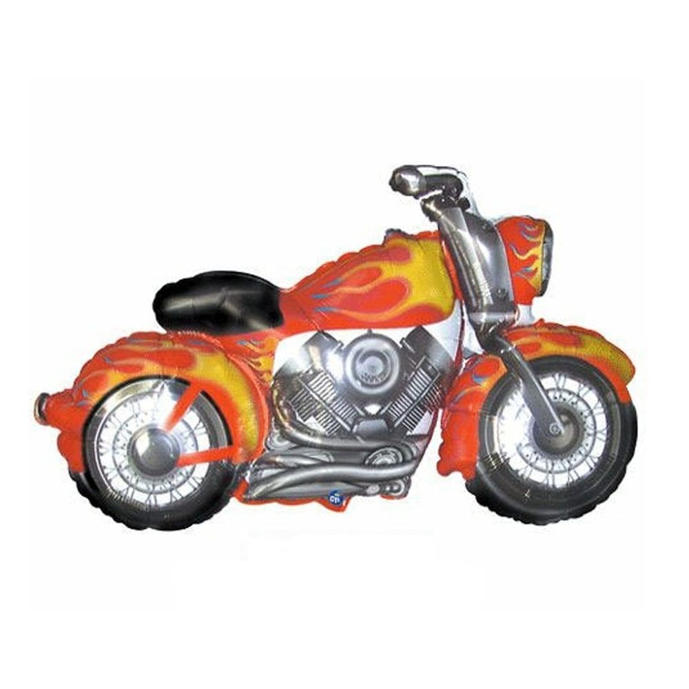 Balão HUNGOVER Snarly Motorcycle Mylar 45 cm Pkg/1