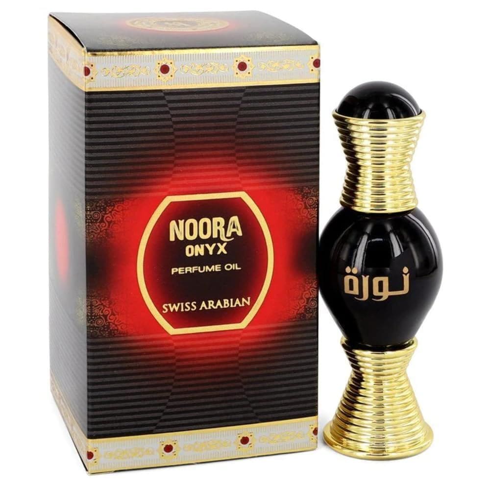 Óleo de perfume Swiss Arabian Noora Onyx, fragrância de luxo de 12 ml