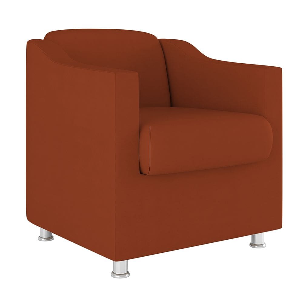 Poltrona Decorativa Tilla Suede