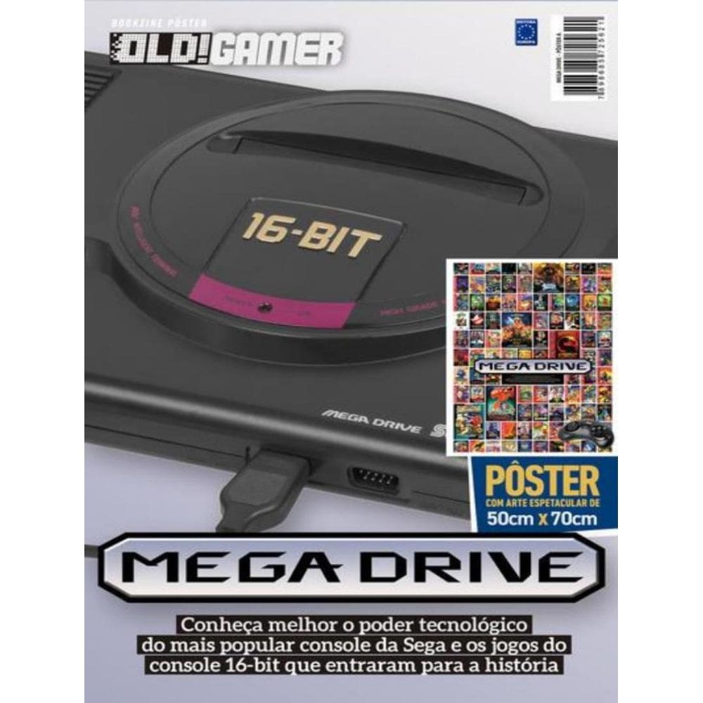 Superposter Old!Gamer - Mega Drive - Arte A - Grandes Sucessos