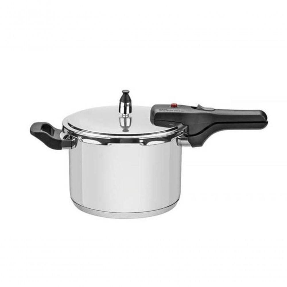 Panela De Pressão Tramontina Brava Aço Inox 20 Cm 4,5 L