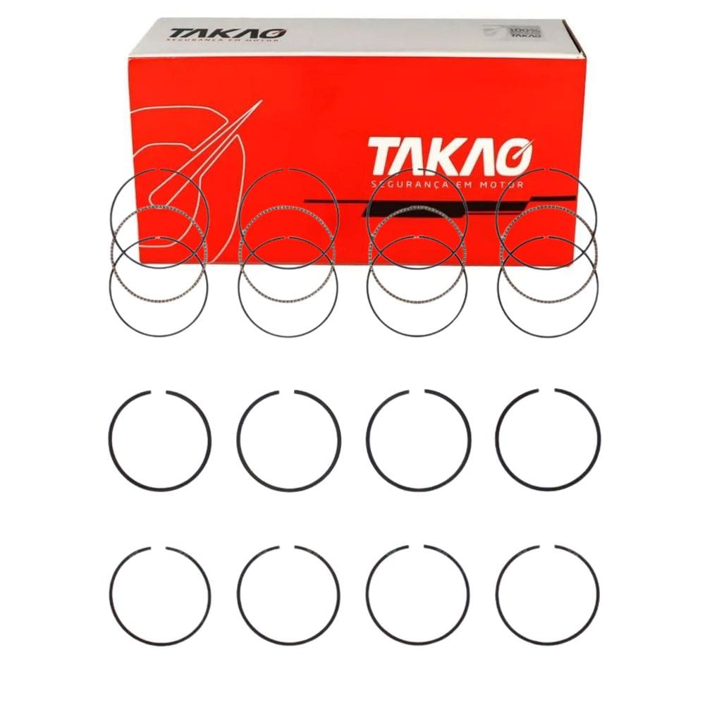Anel Para Pistão 100 (Jg) Mondeo 1.8 16V 1994 A 1996 / Escort 1.8 16V 1996 A 2003 - Takao Asfo18100