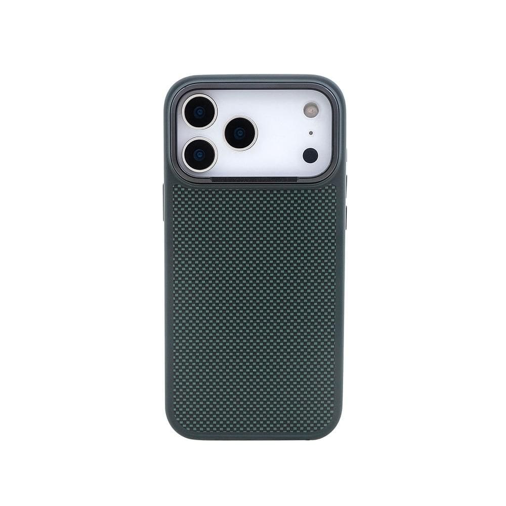 Capa iPhone 17 Pro Kevlar, Originais iPlace, Verde