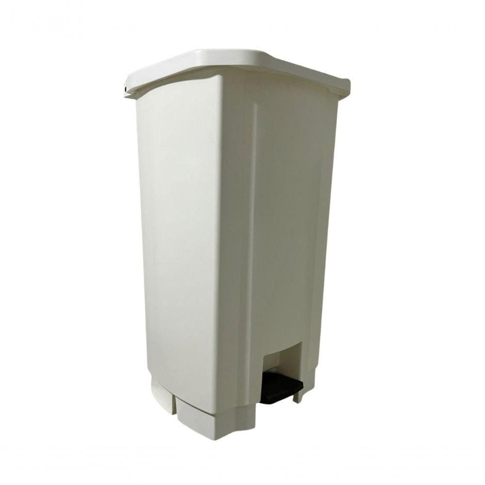 Coletor Lixeira De Pedal 100 Lt Tonk Branca