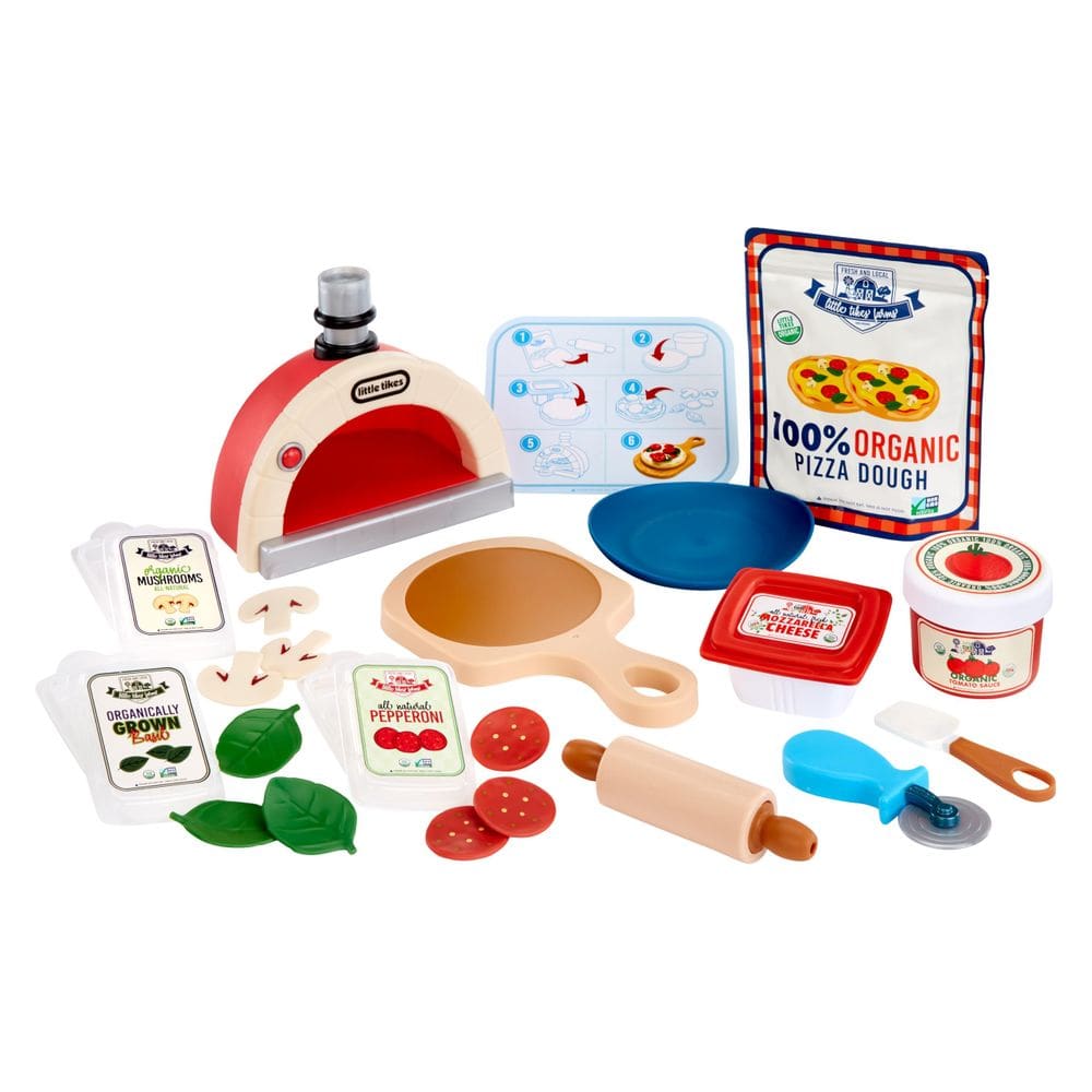 Kit de pizza Little Tikes Creative Chefs altamente detalhado