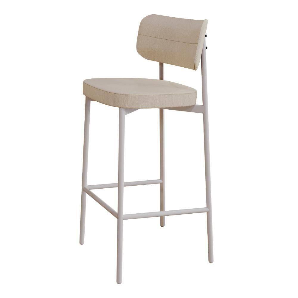Banqueta Alloa Fixa Com 4 Pés 50 X 44,7 X 103,5 Mm Com 1 Un. Corriente Areia Corriente Areia