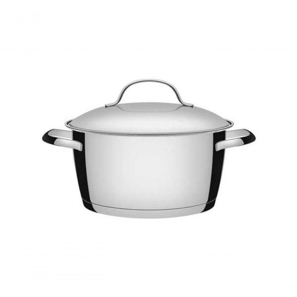 Caçarola Funda 24cm Tramontina Allegra Em Aço Inox
