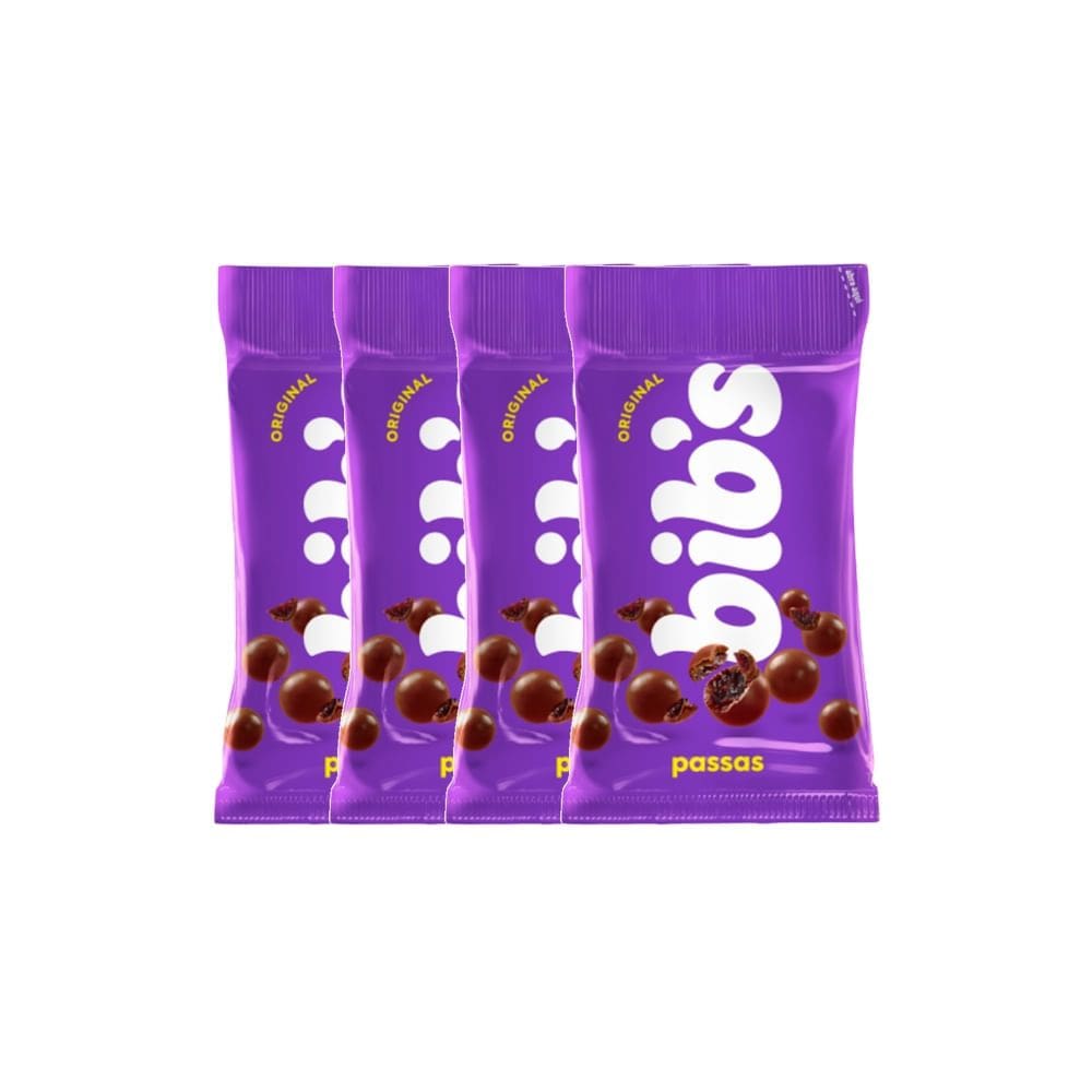 Kit 4 Confeito de Passas Bib’s 40g