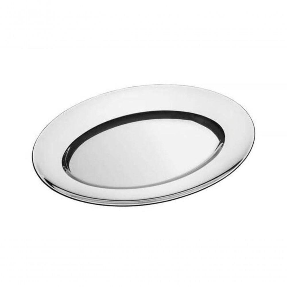 Travessa Rasa Tramontina Buena Em Aço Inox 30x20cm