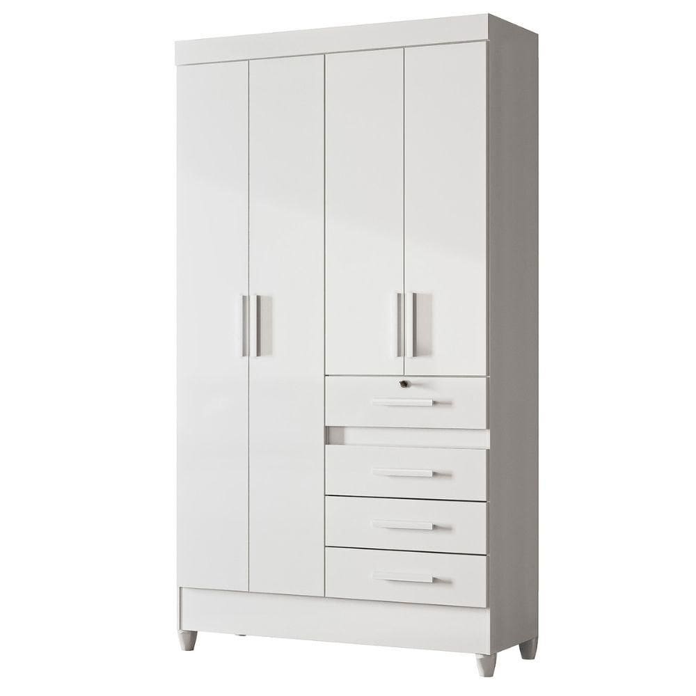 Guarda Roupa Solteiro Sobral 4P 110 cm Moval