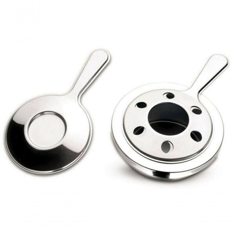Fogareiro Para Fondue Tramontina Em Aço Inox Com Regulador De Chama