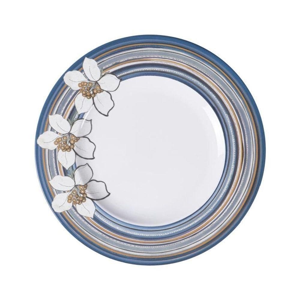 Prato Raso Tramontina Nix 28cm Em Porcelana Decorada