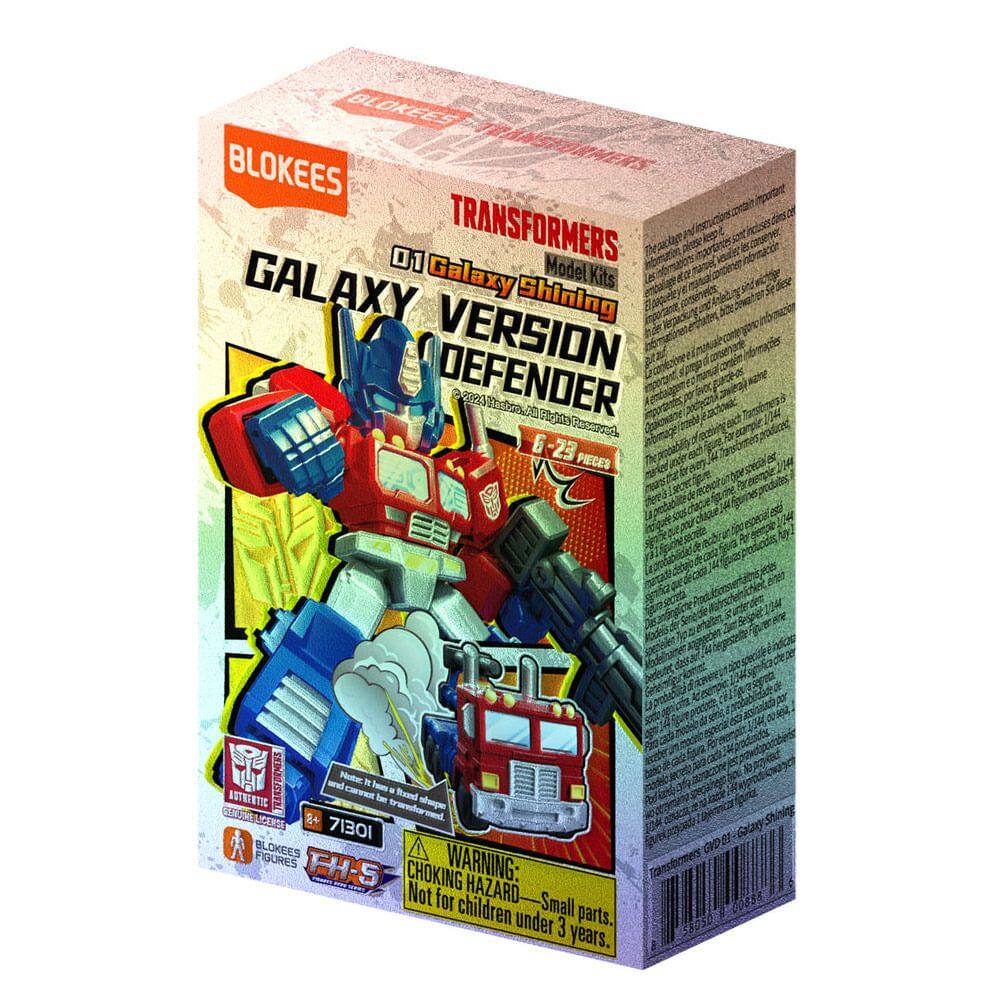 Blokees Transformers 01 Galaxy Shining Galaxy Version Deffender diversos 1 Unidade