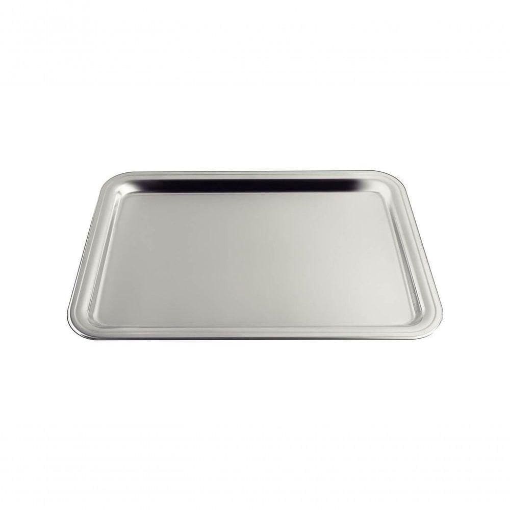 Bandeja Retangular Tramontina Buena Em Aço Inox 49x33cm