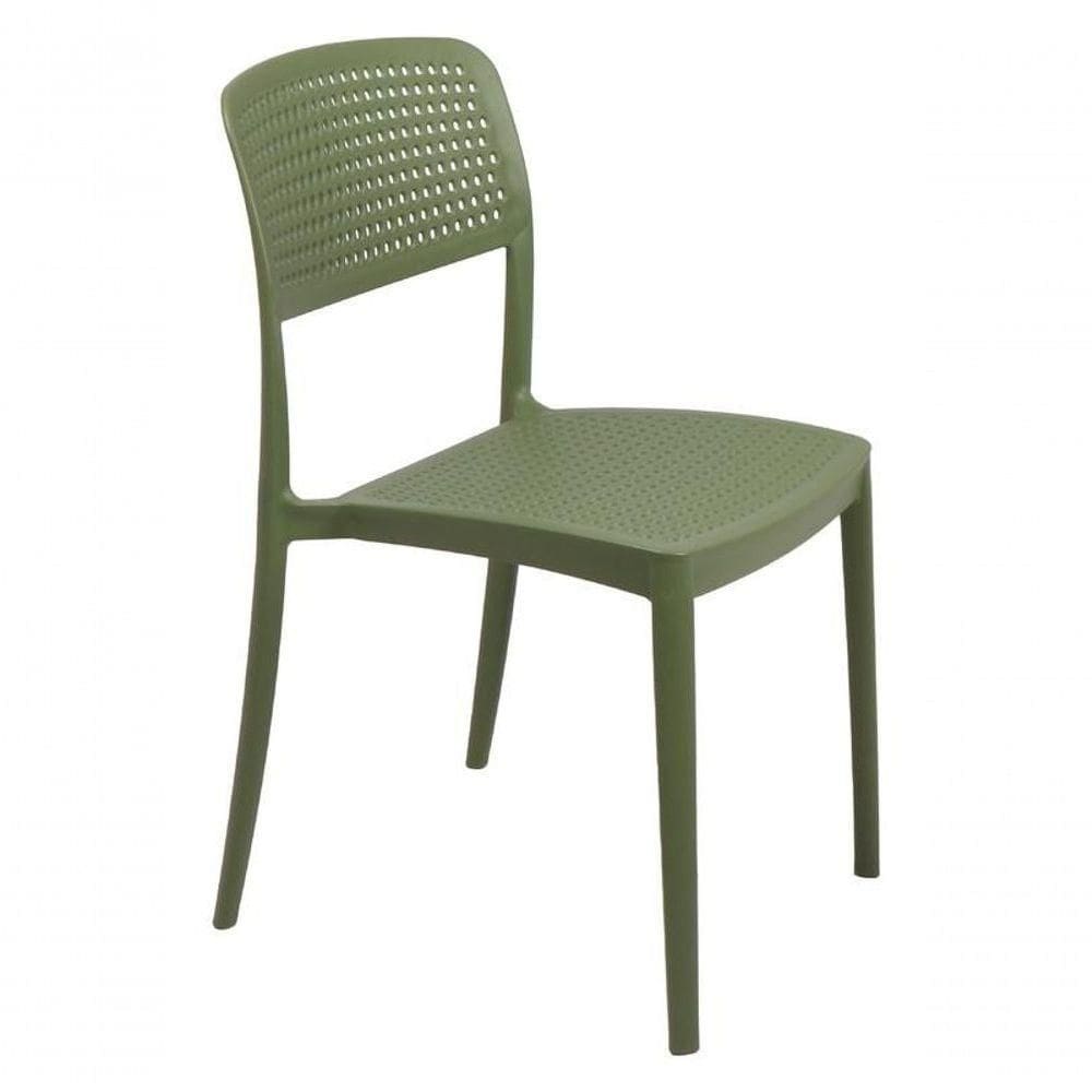 Cadeira Tramontina Serena Em Polipropileno Verde Oliva