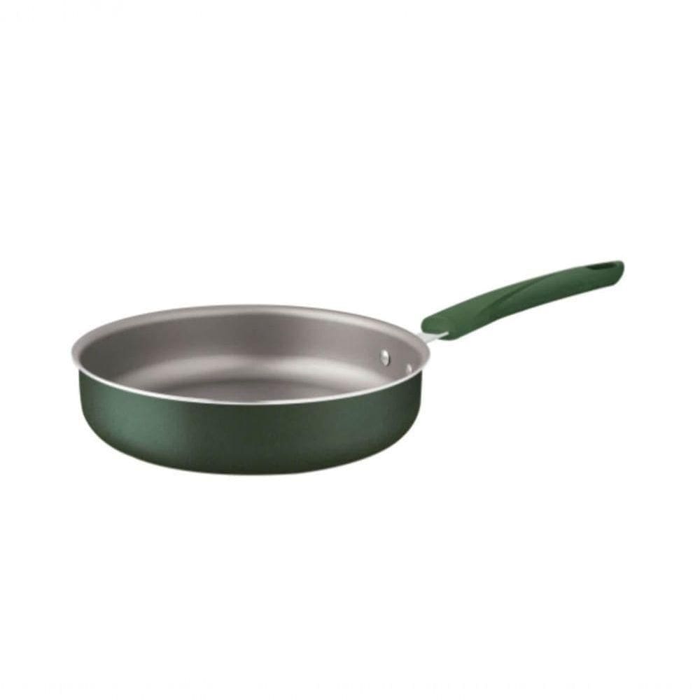 Frigideira Reta Tramontina Lyf 20cm Em Alumínio E Revestimento Antiaderente Verde Natureza