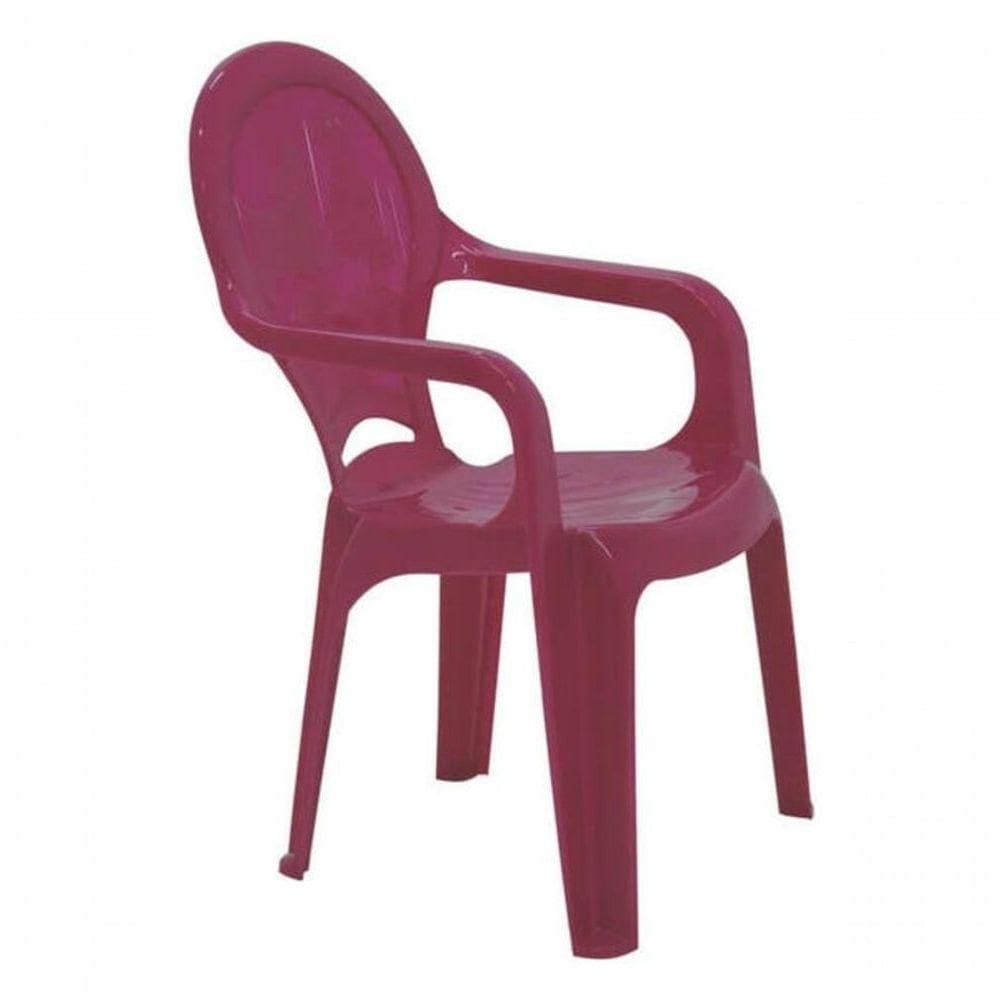 Cadeira Infantil Tramontina Catty Rosa Estampado