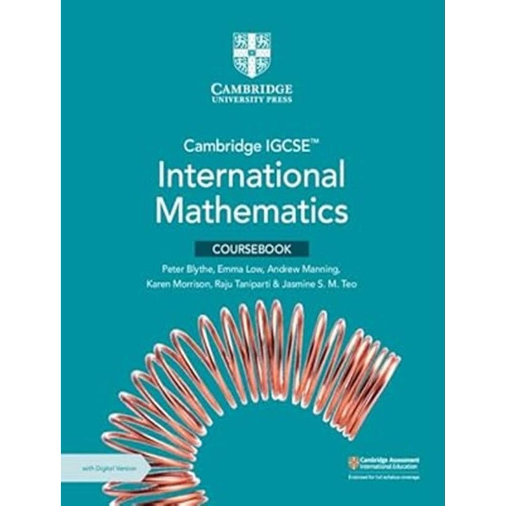 Cambridge Igcse - International Mathematics Coursebook With Digital Version (2 Years Access)