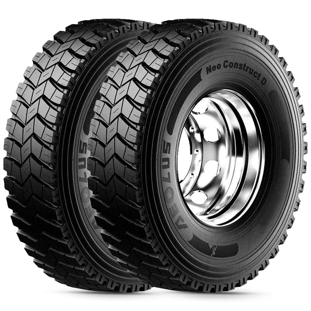 2 Pneu Aro 22.5 295/80R22.5 Aeolus Neo Construct D 152/148L