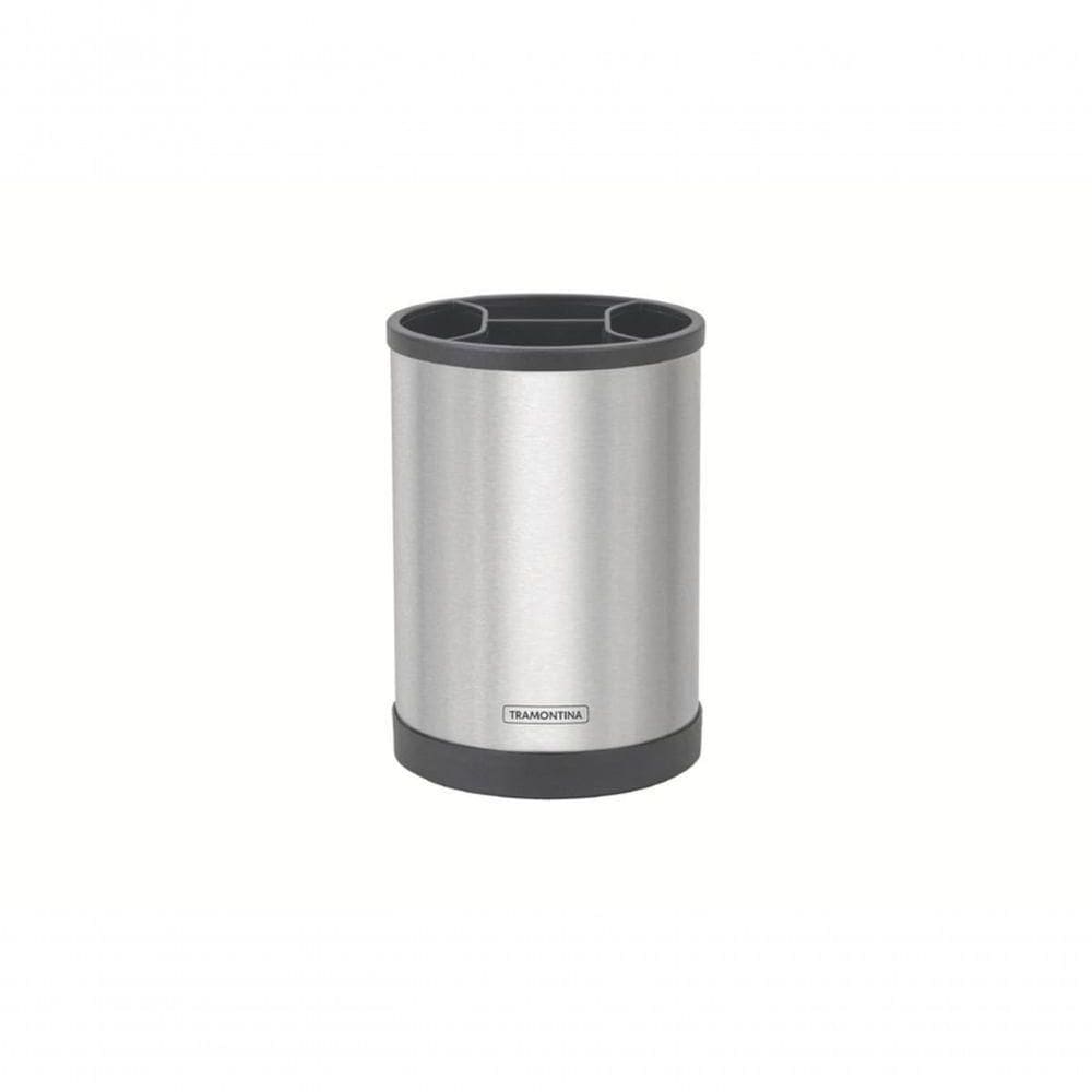 Porta-utensílios Giratório Em Aço Inox Tramontina