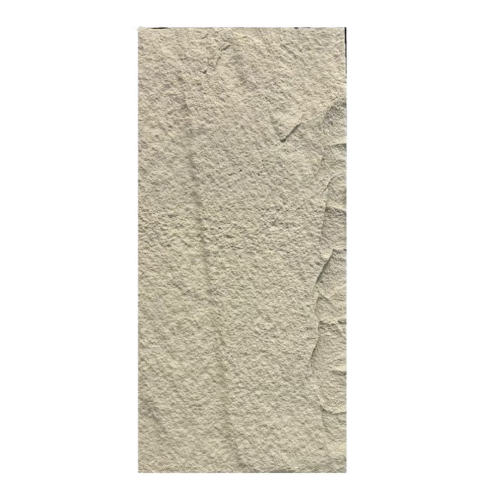 Revestimento de Parede Pedra Leve Decorativa 3d 120cm X 60cm X 3cm Marfim